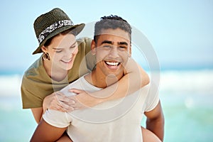 Id love to be in this moment with you forever. a young couple enjoying a day at the beach.