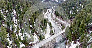 Idaho famous Rainbow Bridge cross the Payette River in Idaho