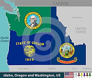 Idaho, Oregon and Washington, United States