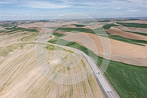 The Idaho and Washington Palouse landscape