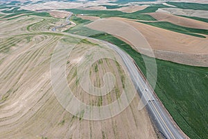 The Idaho and Washington Palouse landscape