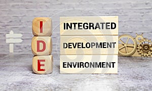 IDE - Integrated Development Environment - software application that provides comprehensive facilities