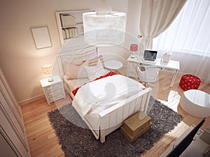 Idea of art deco bedroom