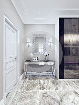 Idea of art deco hallway