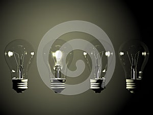 Idea and bulbs