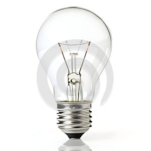 Idea creative bulb isolated on white background