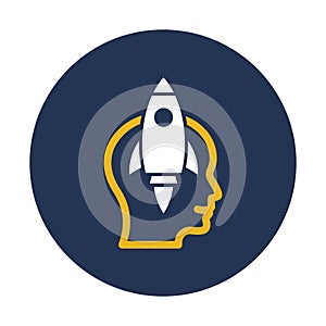 Idea develop, idea generation Vector Icon which can easily modify or edit