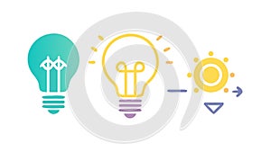 Idea Evolution: Concept to Mechanism, vector design Generative AI