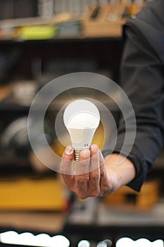 Idea in hand photo