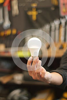 Idea in hand photo