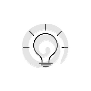 idea icon. Element of simple web icon. Thin line icon for website design and development, app development. Premium icon