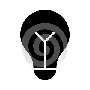Idea thin glyph flat icon