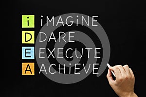 IDEA - Imagine Dare Execute Achieve