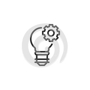 Idea Implementation line icon