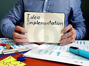 Idea Implementation plan in the small notepad
