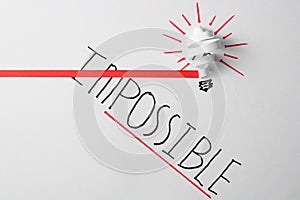 Idea impossible transformed into possible.
