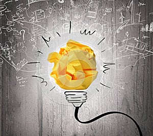 Idea and innovation concept