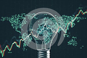 Idea, innovation and global concept