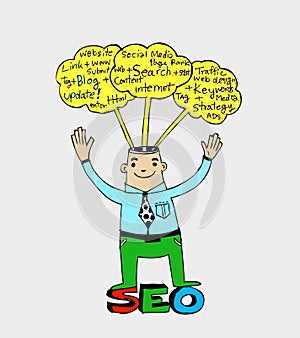 Idea inspired bulb Seo Idea SEO