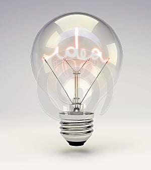 Idea light bulb