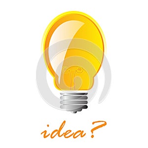 Idea lightbulb