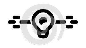 Idea Lightbulb Connection, Innovation, Solution Flow, vector design Generative AI