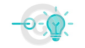 Idea Lightbulb Connection: Innovation, Thought Problem Solving, vector design Generative AI