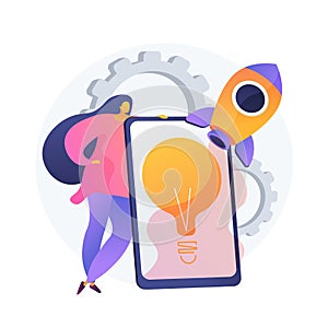 Idea management vector concept metaphor