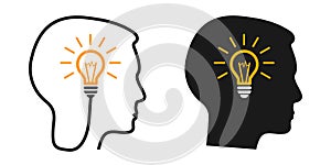 Idea, new vision, creative concept