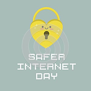 An ideal vector graphic for commemorating Safer Internet Day is this one