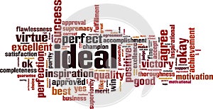 Ideal word cloud