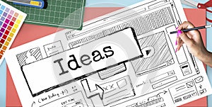 Ideas Create Conceptualize Innovation Think Concept photo