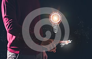 ideas creative innovation concept