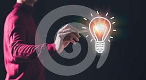 ideas creative innovation concept