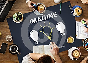 Ideas Creative Thinking Imagine Inspiration Concept