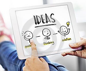 Ideas Creative Thinking People Graphic Concept