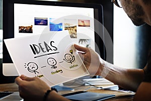 Ideas Creative Thinking People Graphic Concept