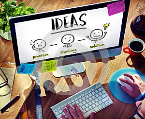 Ideas Creative Thinking People Graphic Concept