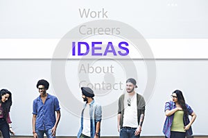 Ideas Creative Thinking Success Concept
