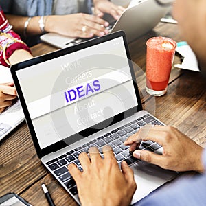 Ideas Creative Thinking Success Concept