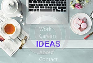 Ideas Creative Thinking Success Concept