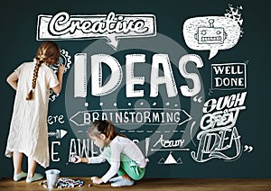 Ideas Inspire Creative Thinking Motivation Concept