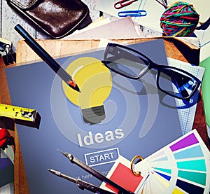 Ideas Knowledge Innovation Aspiration Inspiration Concept