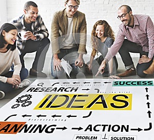 Ideas Research Planning Success Conceptualize Concept