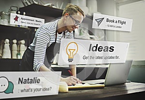 Ideas Thinking Creative Mission Thoughts Concept