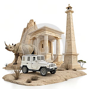 Ideation 3D illustration photo