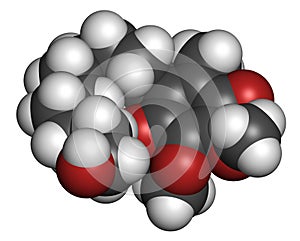 Idebenone drug molecule
