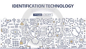 Identification Technology Doodle Concept