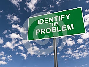 Identify the problem road sign photo