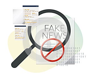 Identifying Fake News - Illustration